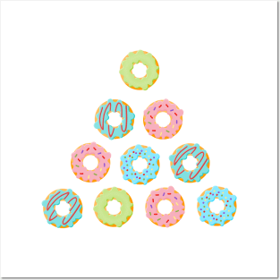 Donut christmas tree Posters and Art